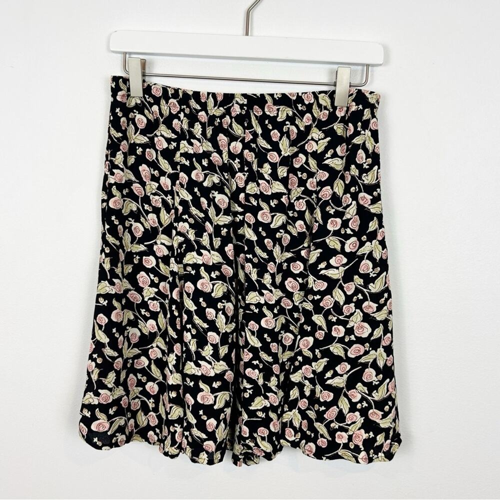 Vintage Zoe California Dainty Floral Rose Mini Skirt Size Small / Medium